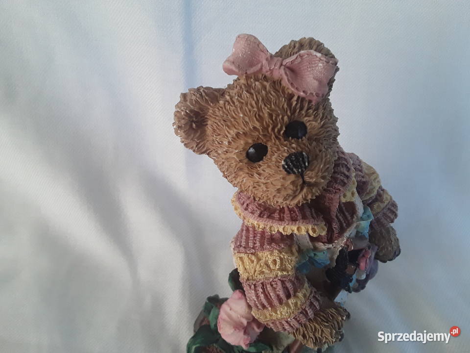 Miś misia ogrodniczka kwiat łopatka Zamość