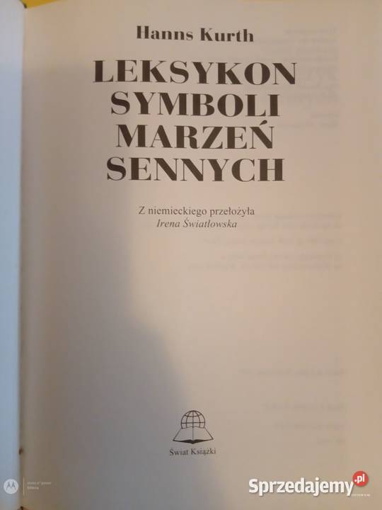 Sprzedam leksykon symboli i marzeń sennych Bukowno