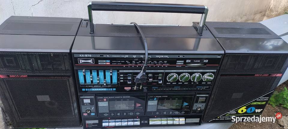 BOOMBOX RADIO KAMASONIC KA976 100SPRAWNY SONY dolnośląskie Świdnica