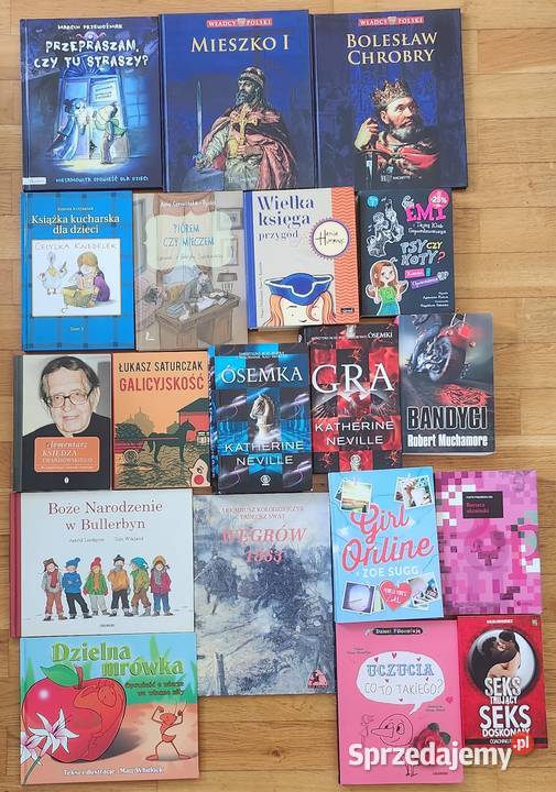 Zestaw 41 książek wszystkich Warszawa