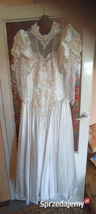 Suknia ślubna vintage z USA 96cm Damska Łódź