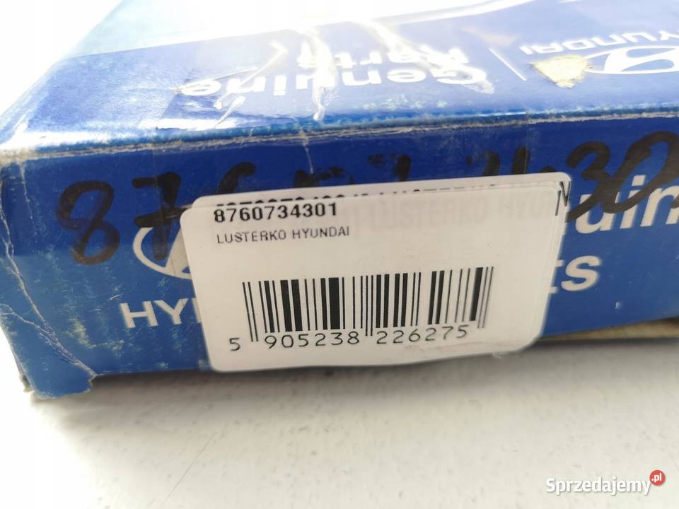 WKŁAD LUSTERKA LEWY HYUNDAI SONATA 8998 ORI OE sprzedam