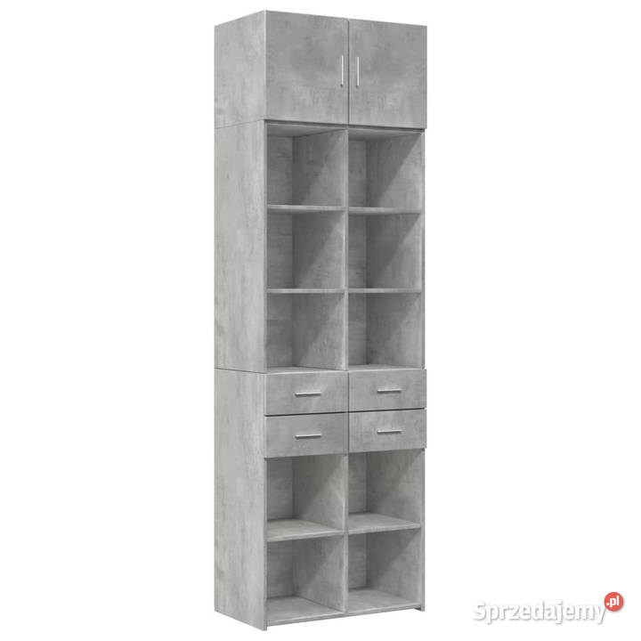 Szafka szarość betonu 70x425x225 materiał