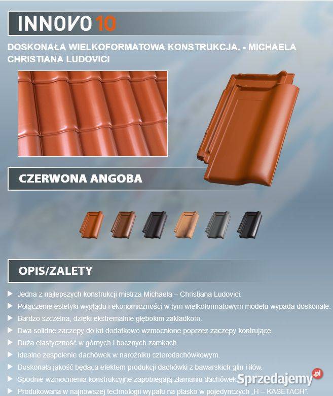 Dachówka ceramiczna niemiecka BOGEN płaska Budowa Sucha Beskidzka