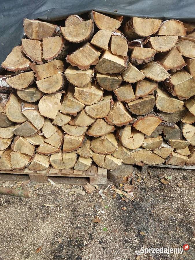 Drewno opałowe kominkowe liściaste Dąb Brzoza Cynków