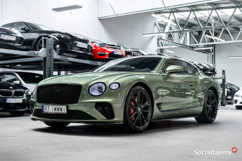 Bentley Continental GT Alpine Green Gwarancja do elektrycznie ustawiane fotele Węgrzce sprzedam