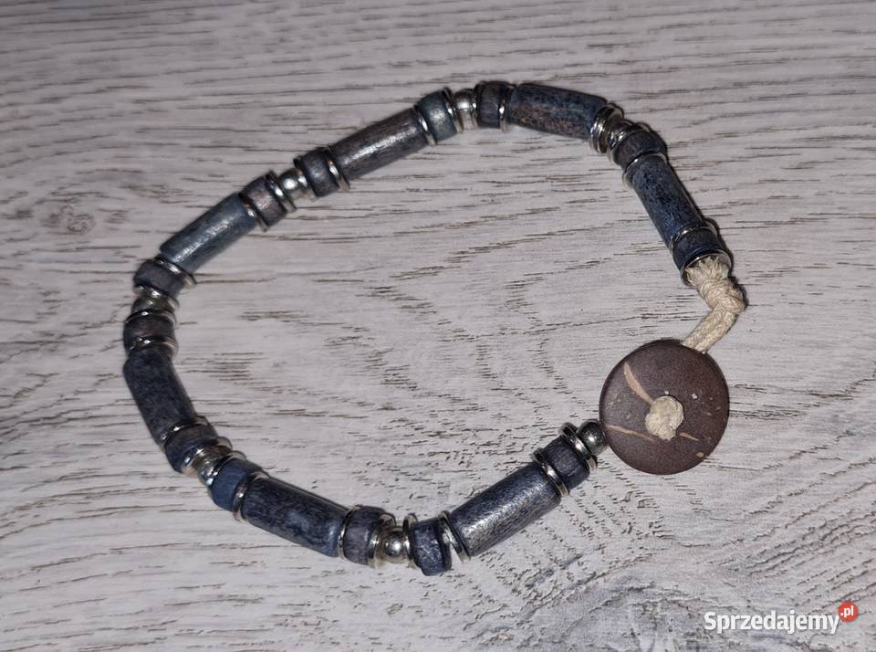 Bransoletka damska szara łódzkie Łódź