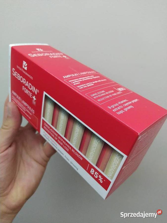 Ampułki Seboradin Forte Natur Technology przeciw Kraków