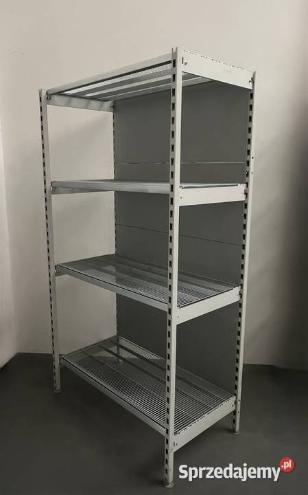 Regał metalowy siatkowy wzmacniany do sklepu Ostrołęka
