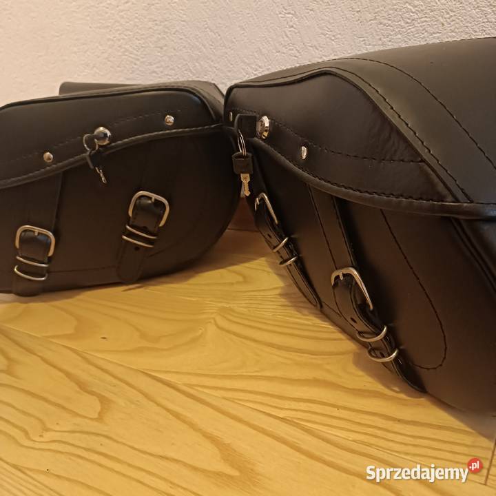 Sakwy Boczne Skóra Naturalna Zamki Chopper Sakwy i torby Lublin