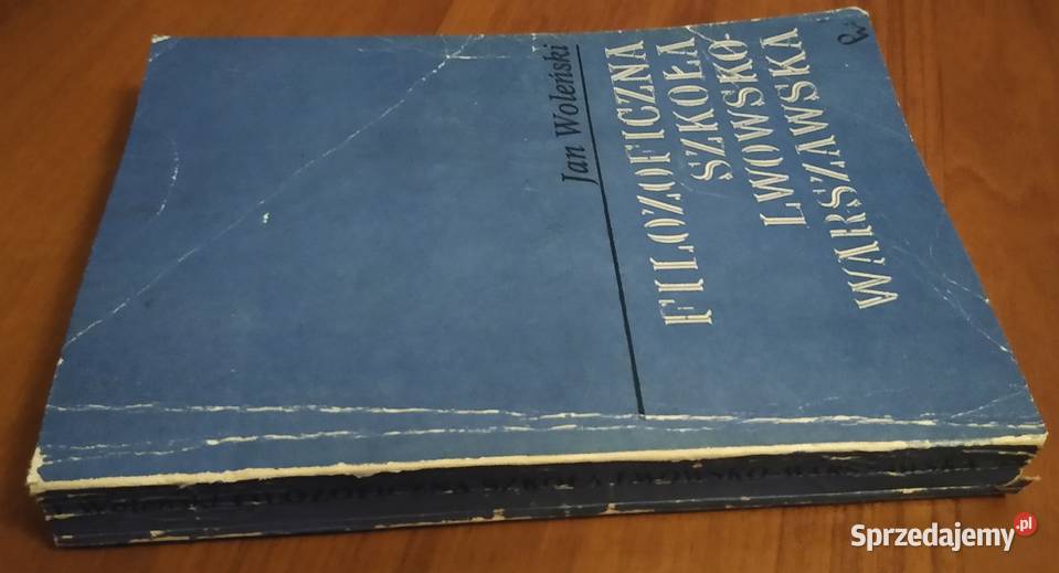 Filozoficzna szkoła lwowskowarszawska Jan Gdańsk sprzedam