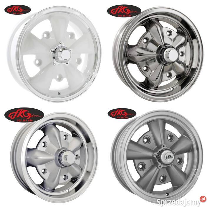 Garbus Karmann felgi alumin 8 Spoke ramion 15 55