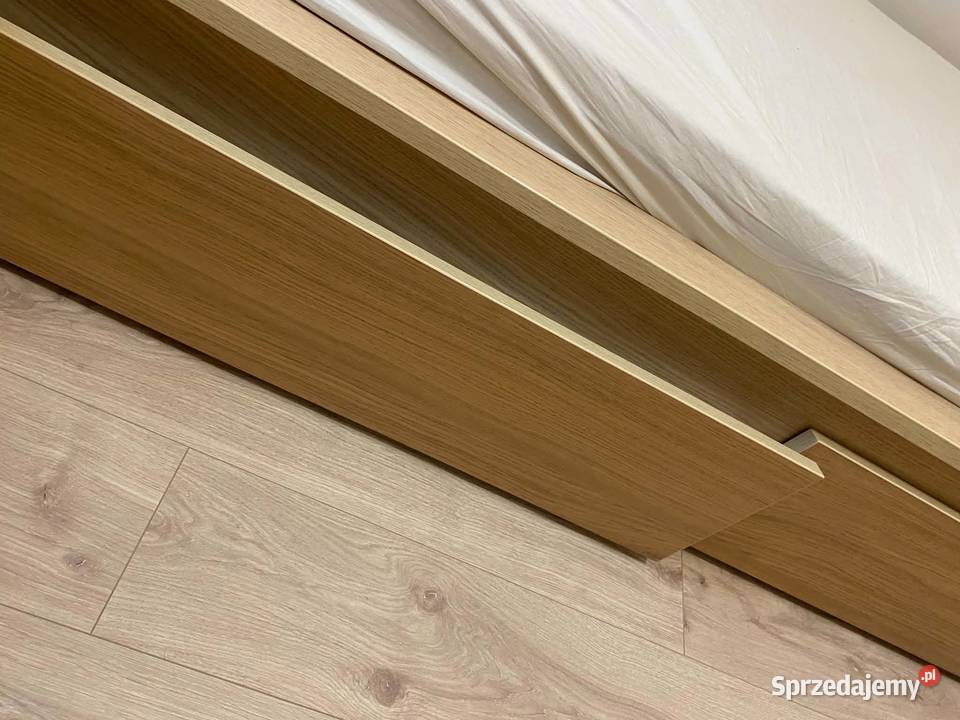 Łóżko IKEA MALM lakierowane drewno Kraków