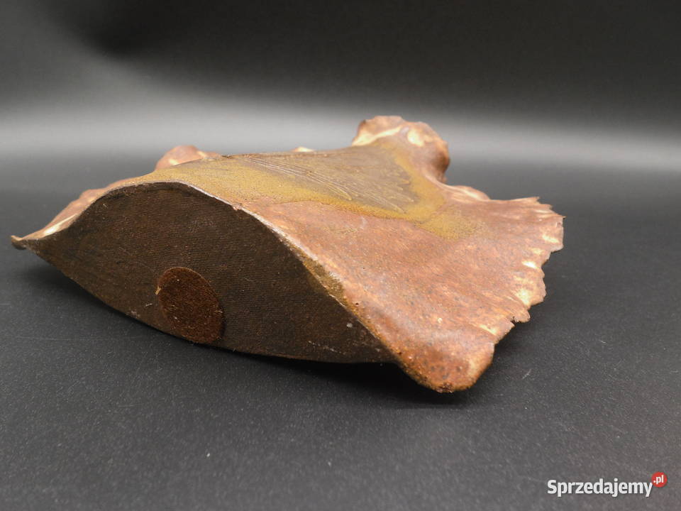 Ceramiczny wazon ręcznie wykonany z odciskiem Raszków