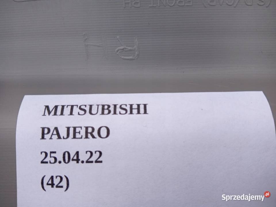 LISTWA OSŁONA PROGU PP MITSUBISHI PAJERO SPORT Nowy Tomyśl sprzedam