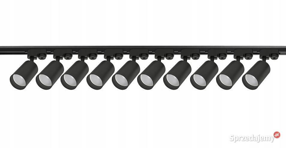 Zestaw Szynoprzewód Szyna GU10 LED CZARNY Oświetlenie podlaskie Choroszcz