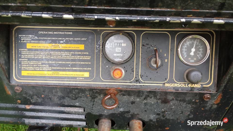 Kompresor Spalinowy Śrubowy INGERSOLLRAND P110 Futoma
