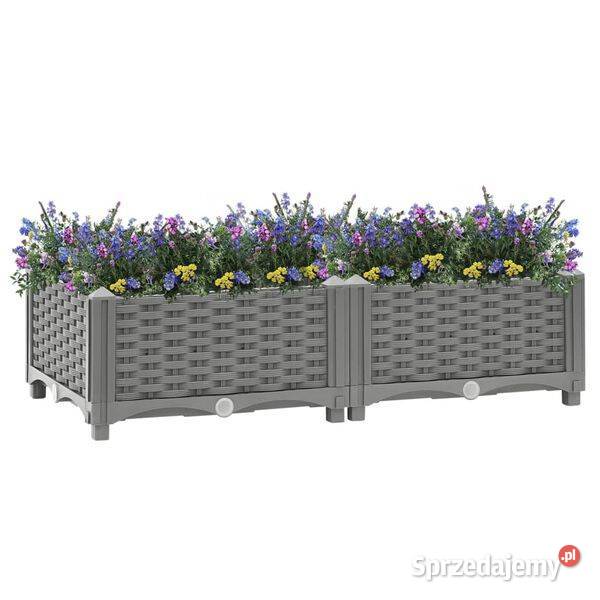 vidaXL Donica do podwyższonej rabaty 80x40x23 Warszawa