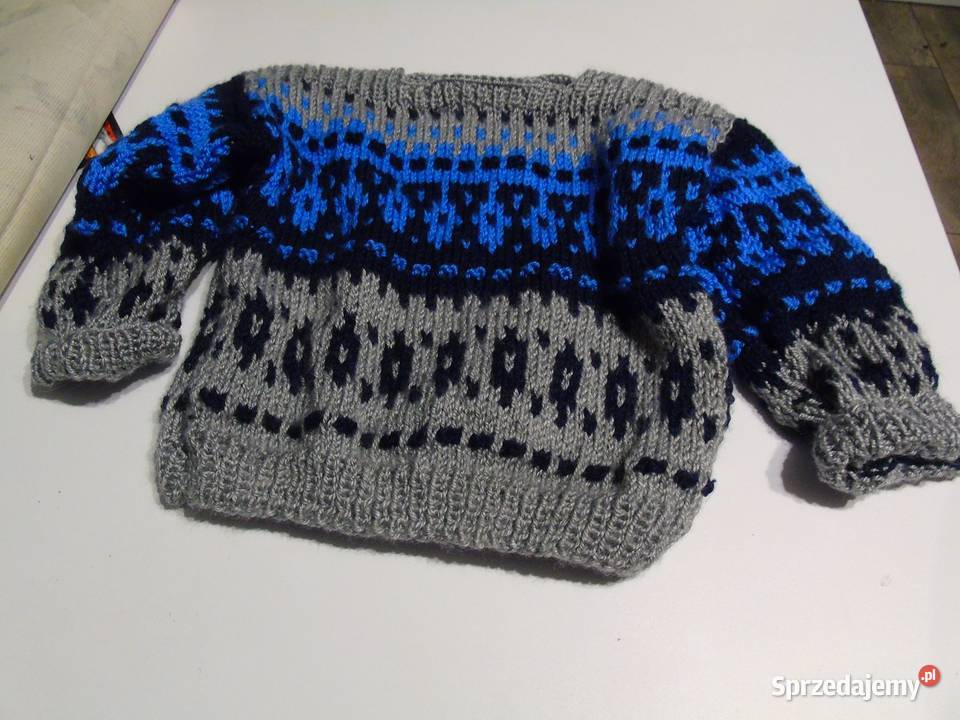 Sweterek ręcznie wykonany H&M Dołgie