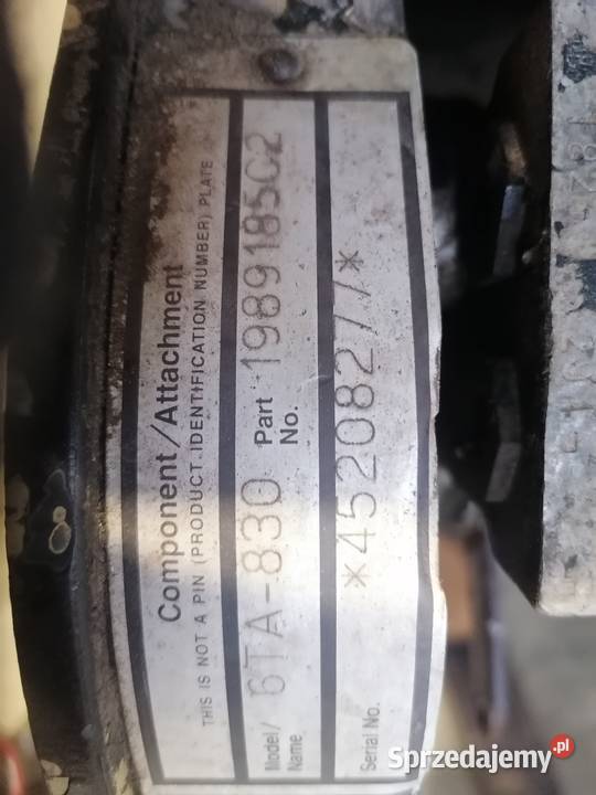 Silnik Cummins 6TA830 Case 7110 7120 7130 7140 małopolskie Andrychów