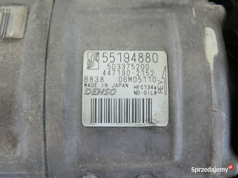 Alfa Romeo Mito sprężarka klimatyzacji