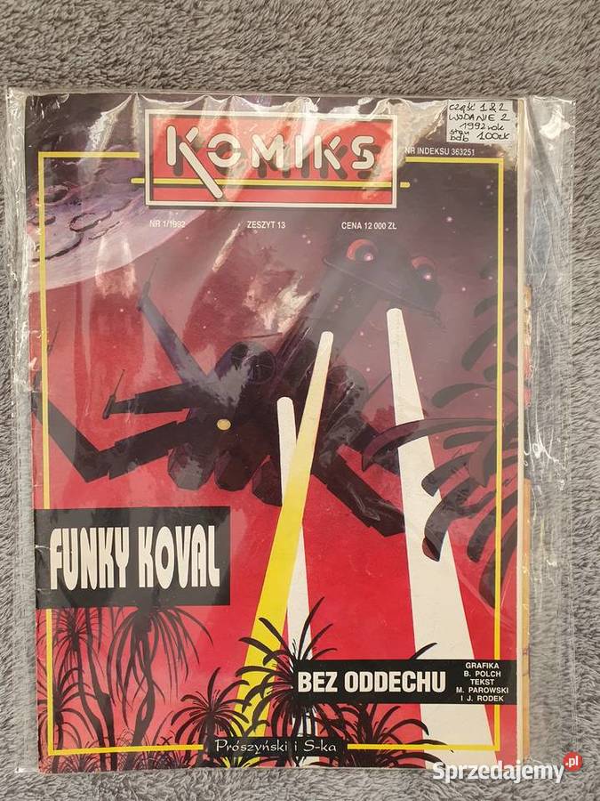 Funky Koval część 1 i 2 wydanie 2 1992 Rok wydania 1992 pomorskie Gdynia