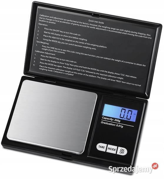 Waga Elektroniczna baterie 500g dokł 001g sprzedam