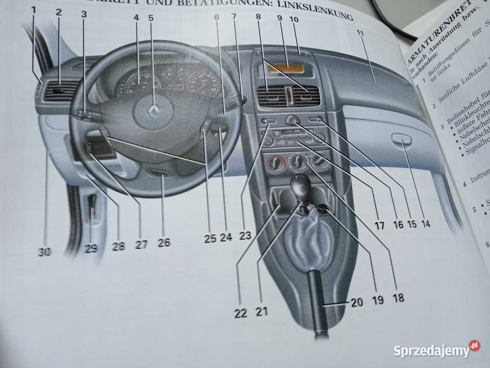 RENAULT CLIO 2 Instrukcja Obsługi książka motoryzacja, transport Poradniki, albumy i reportaże Łódź