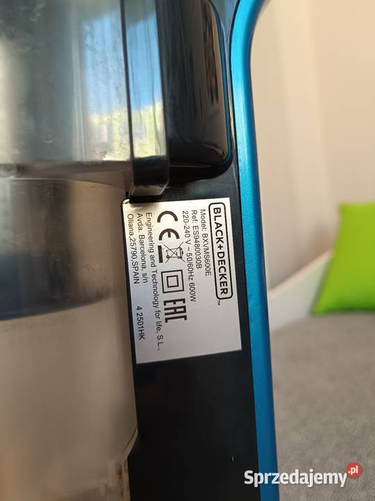 Odkurzacz pionowy BlackDecker BXVMS600E Pruszków sprzedam