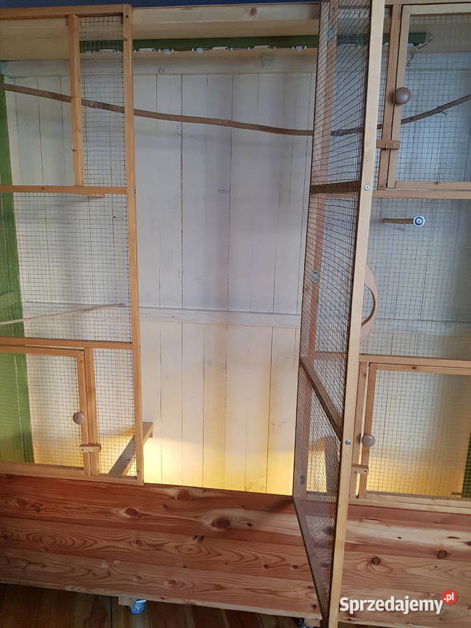 Woliera drewniana ptaków innych zwierząt Dla ptaków śląskie Lubsza