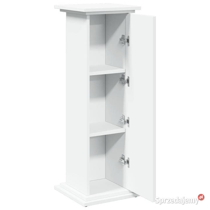 Piedestał ze schowkiem biały 31x30x90 WM854607 Pozostałe Warszawa