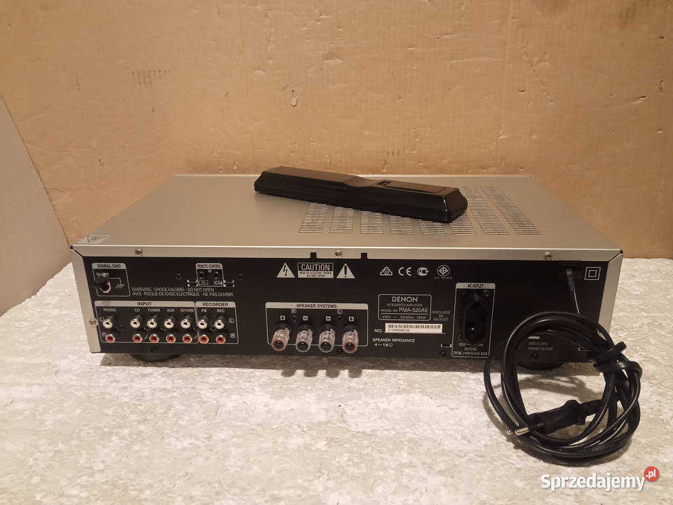 DENON PMA520AE srebrny Wzmacniacze i pokrewne wielkopolskie Poznań