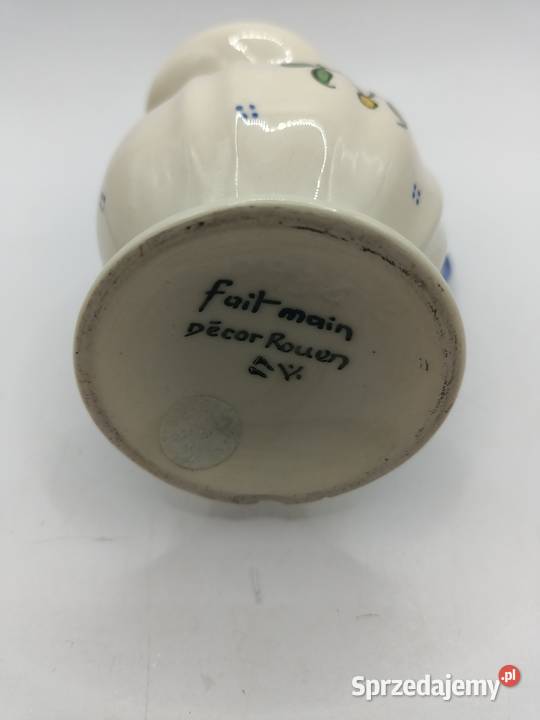 Mlecznik porcelana sielski styl ręcznie malowane lubelskie