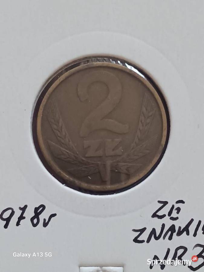 2 Złote 1978 r 3 ze znakiem mennicy wielkopolskie Konin
