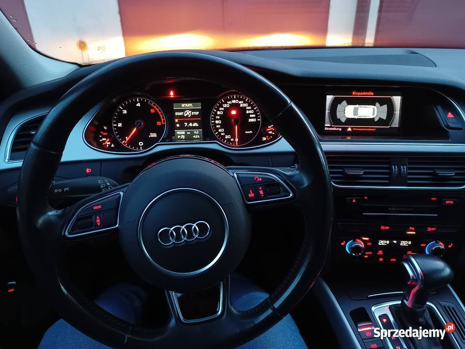 Audi A4 20 TDI 177 2015 r Stan komputer pokładowy Żagań