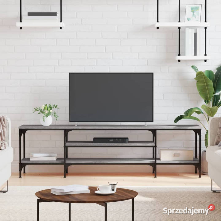 Szafka pod telewizor szary dąb sonoma 161x35x45 Warszawa