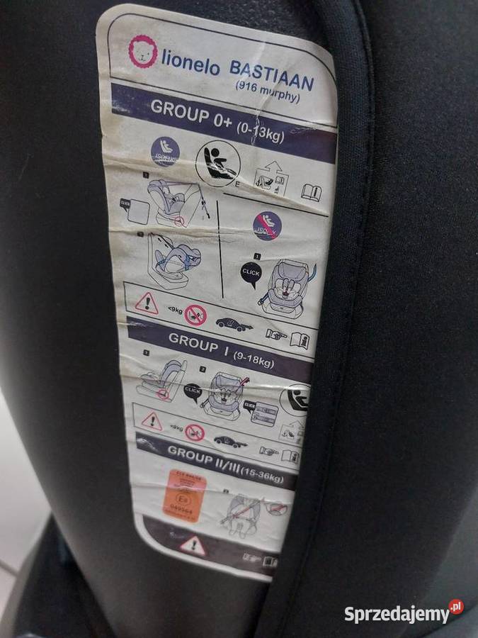 Fotelik samochodowy obrotowy Wysokie