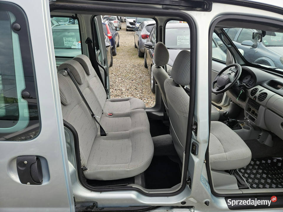 Renault Kangoo Opłacony Zdrowy Zadbany elektryczne lusterka Kisielice