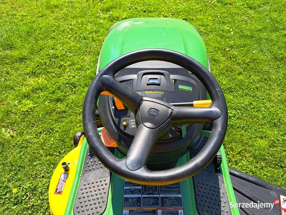 Kosiarka traktorek ogrodowy do trawy John Deere Pieczonogi