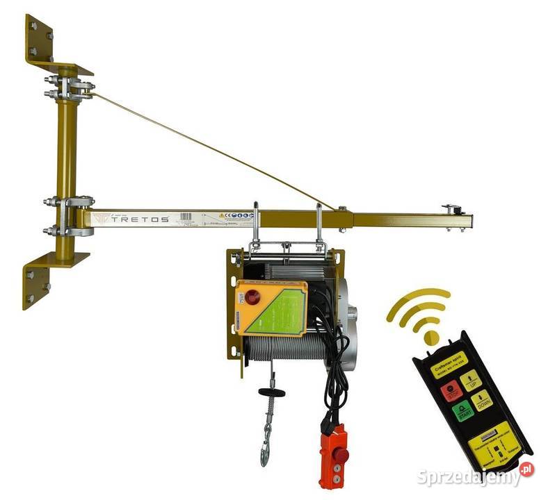 Wciągarka budowlana linowa 230V podnoszenie 500 małopolskie Brzezie