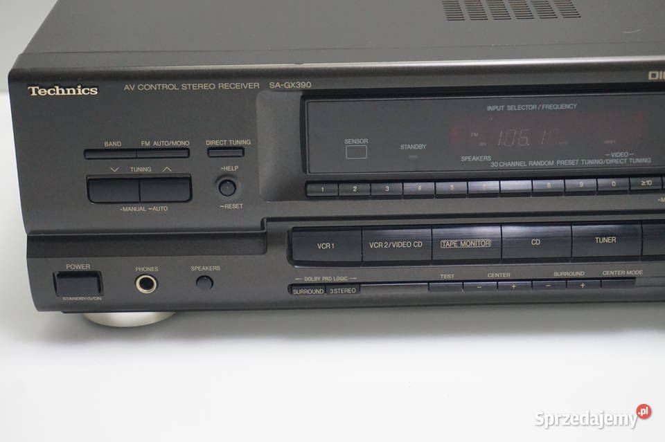 Amplituner Technics SAGX390 Sprawny Wysyłka Dąbrowa Tarnowska