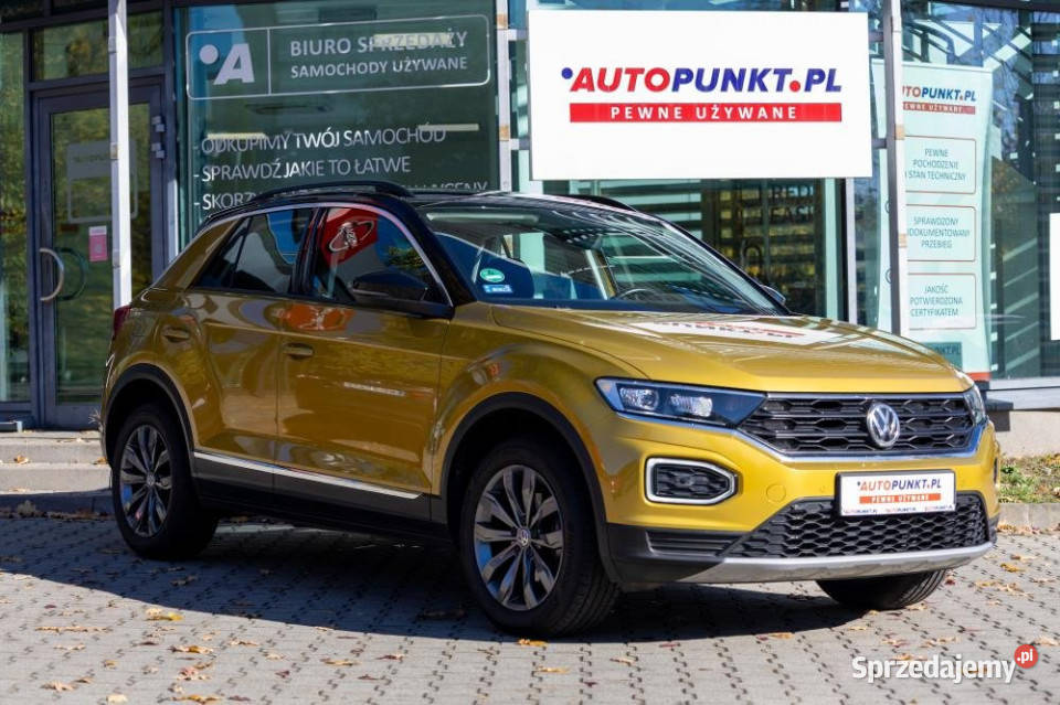 Volkswagen TRoc 2020r Salon Polska IWŁ Czujniki benzyna Chorzów
