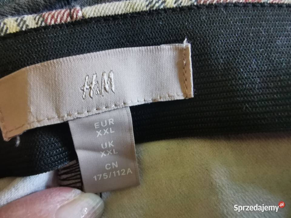 nowe spodnie w kratę 4446 kolorowy Odzież damska Lublin