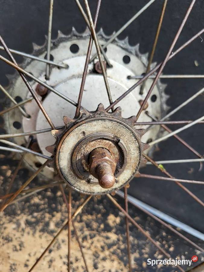 KOŁO TYŁ MOPED MOTOROWER SILNIK POMOCNICZY Rybnik