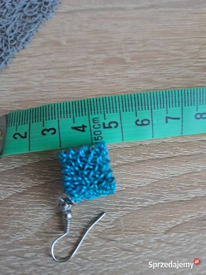 36 kolczyki niebieskie Kolczyki dolnośląskie Wrocław sprzedam