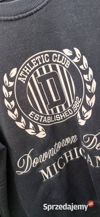 Granatowa bluza z nadrukiem Sinsay nastolatki sprzedam