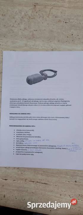 LipoHIFU wyposazenie do salonu Kosmetologii Ostrołęka sprzedam