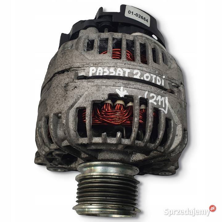 ALTERNATOR VW GOLF V Passat B6 20 TDI osobowe Układ elektryczny silnika Chełm