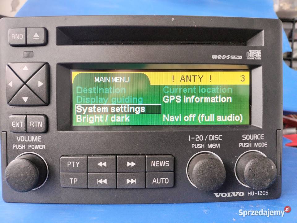 Volvo V40 S40 Radioodtwarzacz CD HU1205 100 dolnośląskie