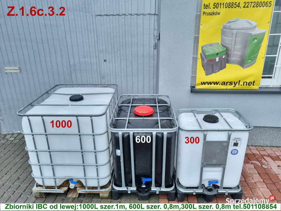 MAUZER Zbiornik IBC 600 l 1000l Pojemnik 600 Pozostałe Pruszków